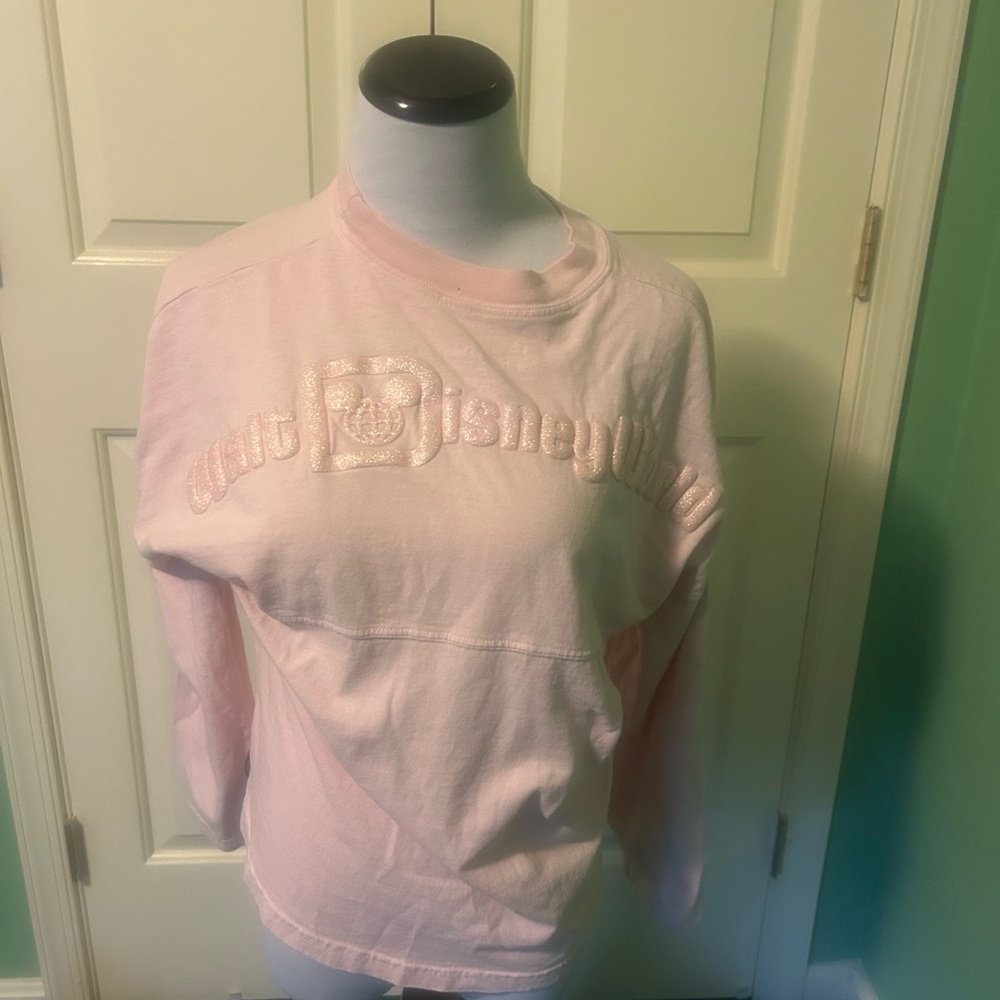 Disney Parks Light Pink Girls Long Sleeve Top